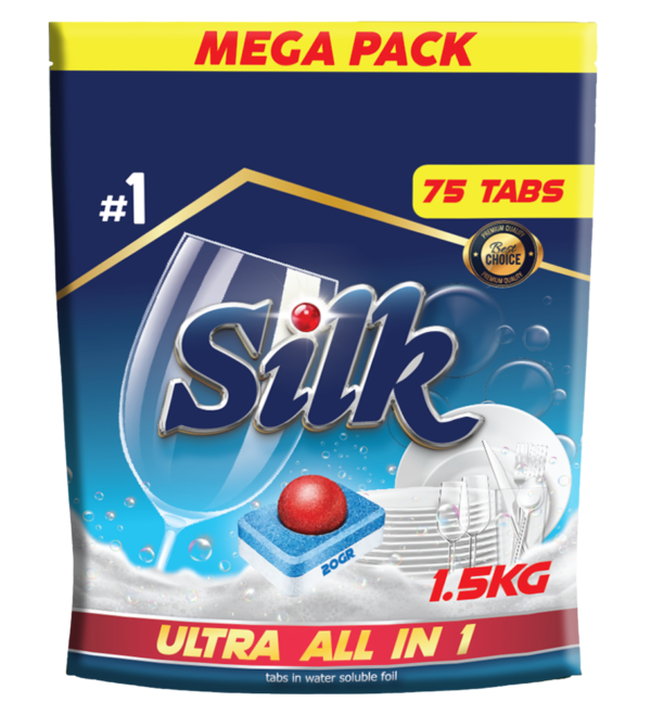 Detergent For Dishwasher Silk 1.5kg 75TABS